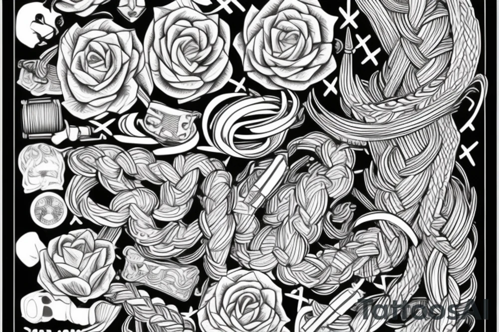 three braids tattoo idea