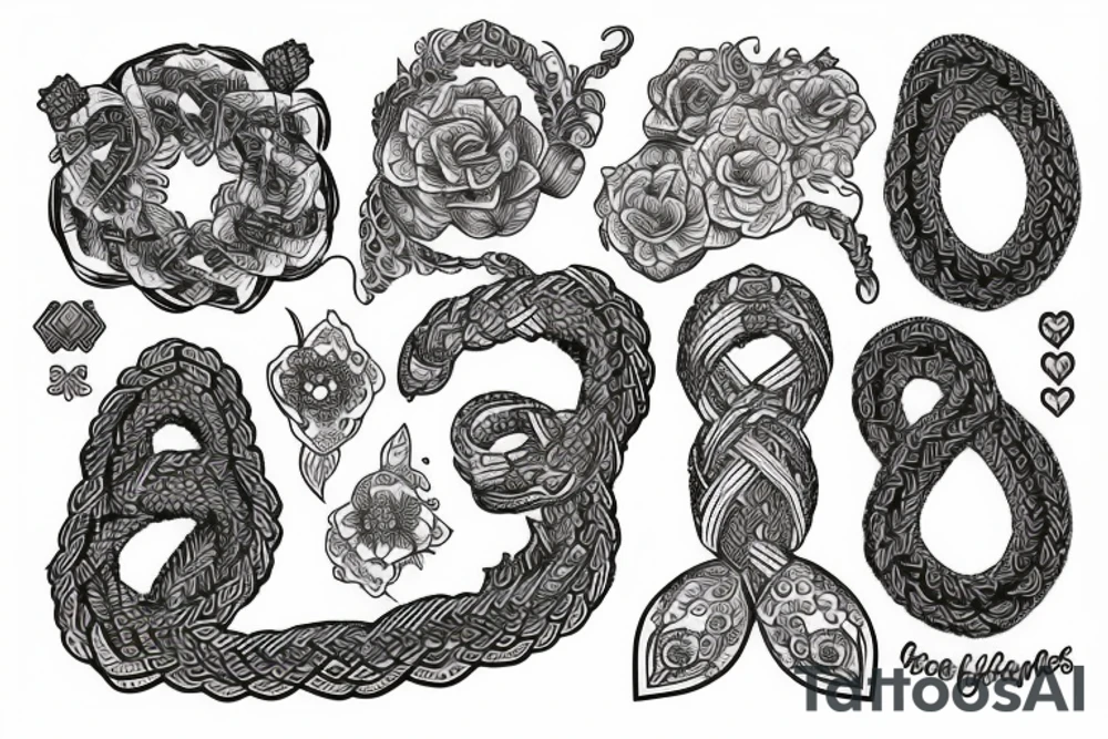 three braids tattoo idea