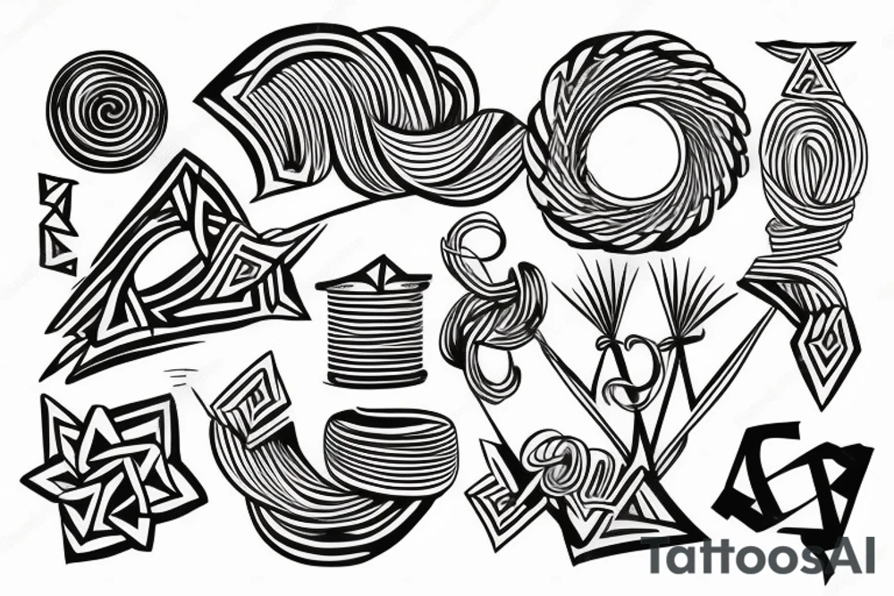 three braids tattoo idea