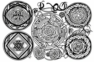 three braids tattoo idea