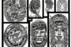three braids tattoo idea