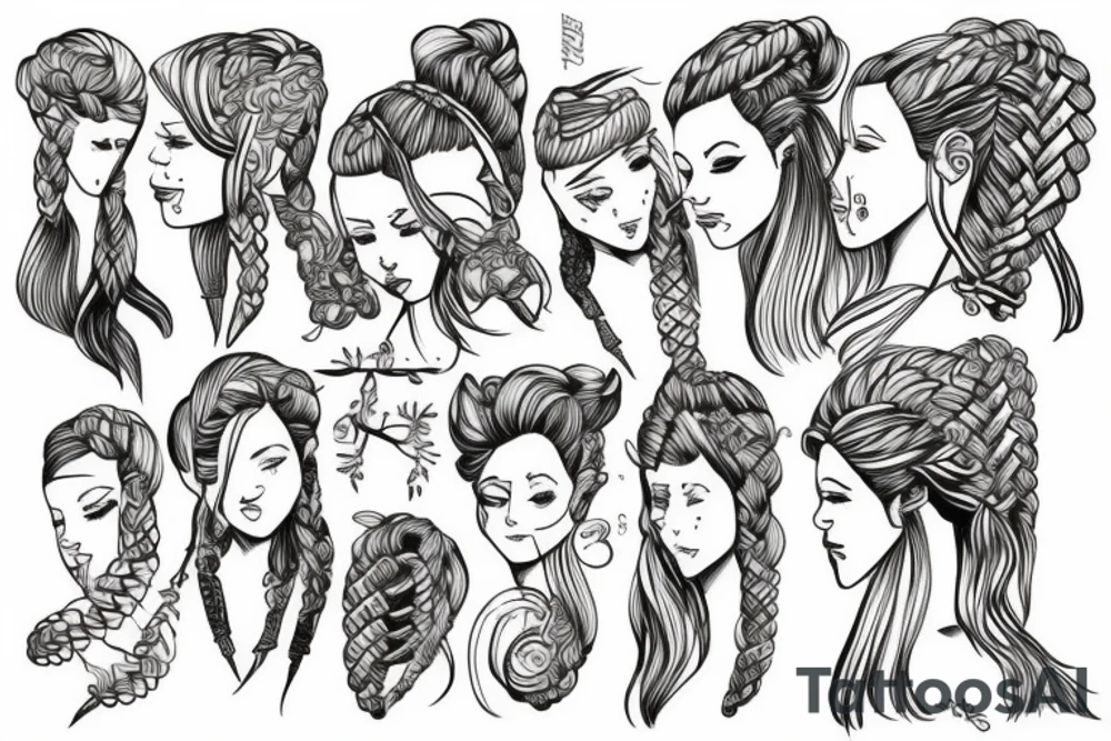 three braids tattoo idea