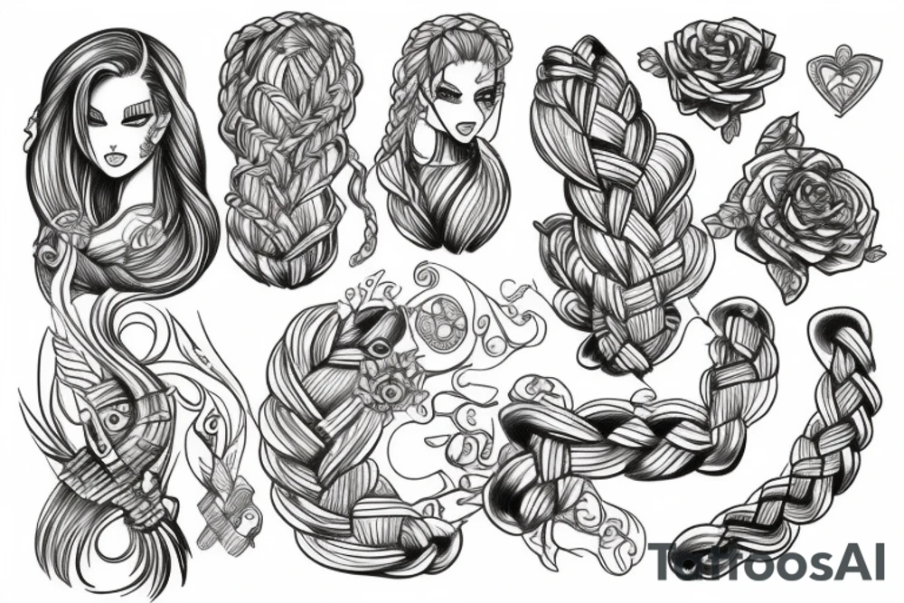 three braids tattoo idea