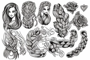 three braids tattoo idea