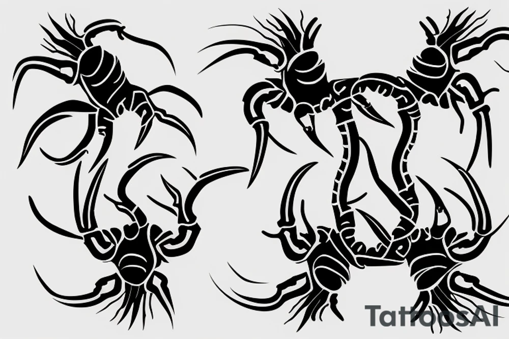 two scorpions mirroring each other forming a heart tattoo idea two scorpions mirroring each other forming a heart tattoo idea