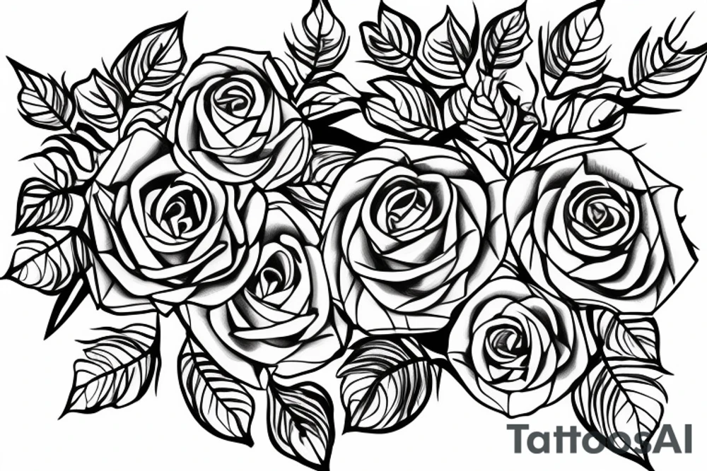 fine line rose with vine leaves for shoulder tattoo idea fine line rose with vine leaves for shoulder tattoo idea