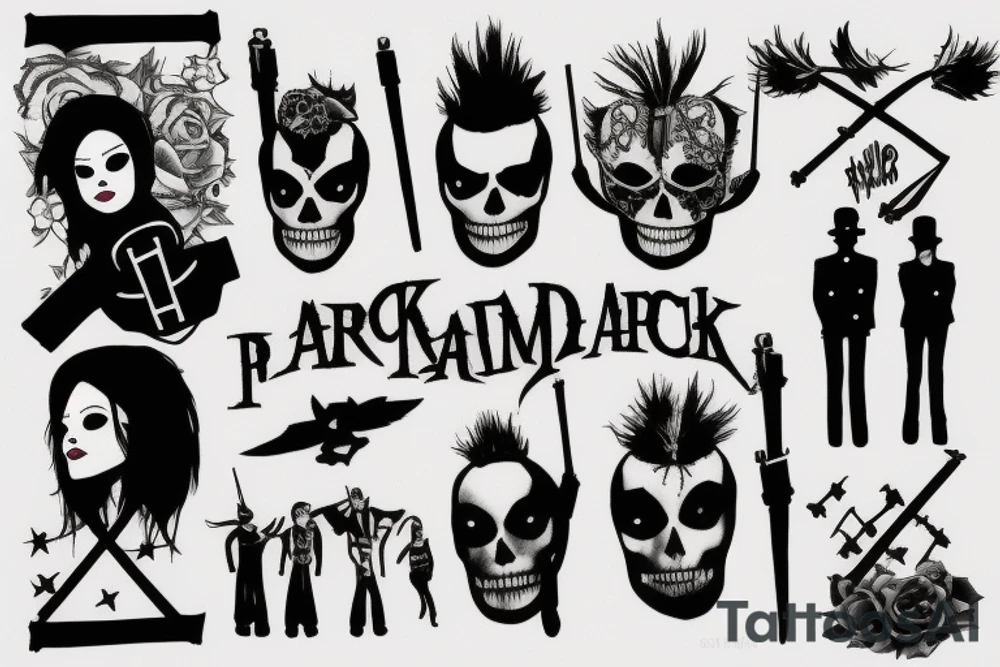black parade tattoo idea