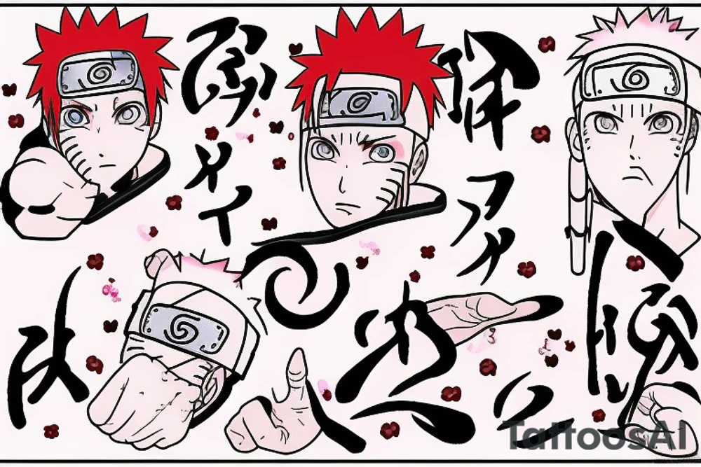 Naruto kissing sakura tattoo idea