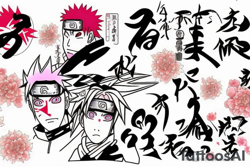 Naruto kissing sakura tattoo idea