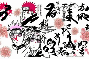 Naruto kissing sakura tattoo idea
