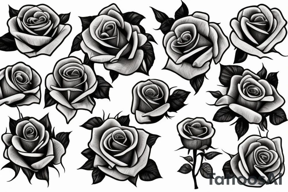 Roses tattoo idea