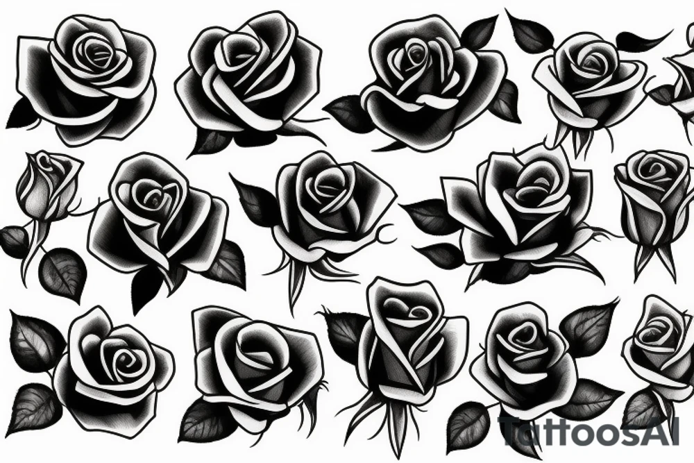 Roses tattoo idea