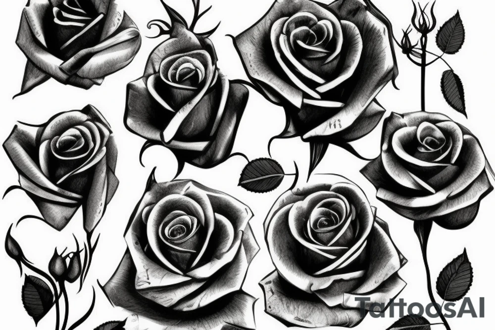 Roses tattoo idea