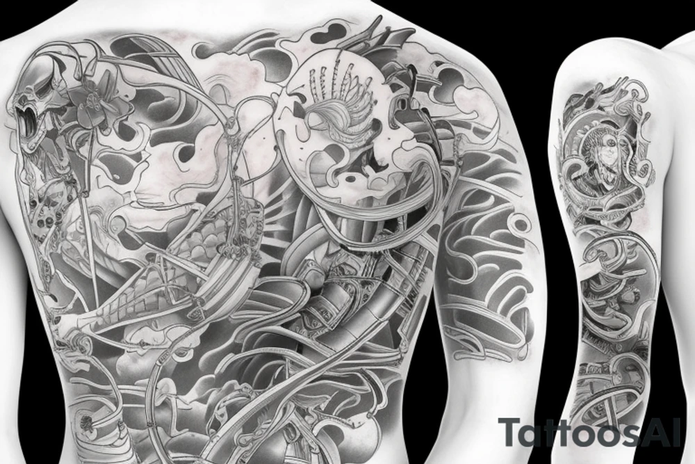 Japanese woman tattoo idea
