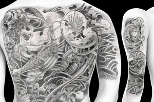Japanese woman tattoo idea