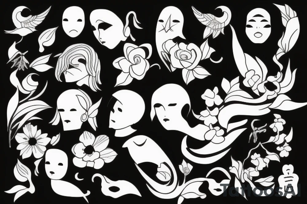 Japanese woman tattoo idea