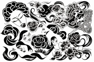 Japanese woman tattoo idea