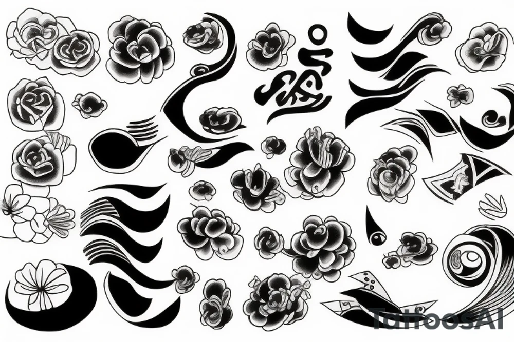 Japanese woman tattoo idea