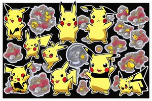 Pikachu pooping tattoo idea