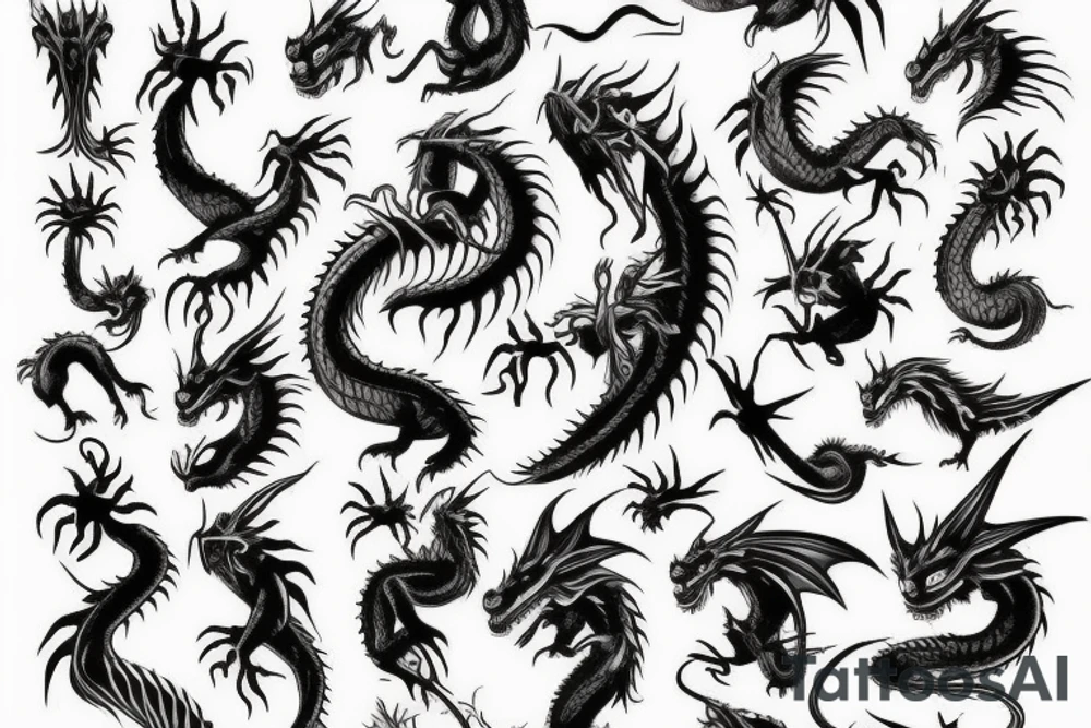 Dragon tattoo idea