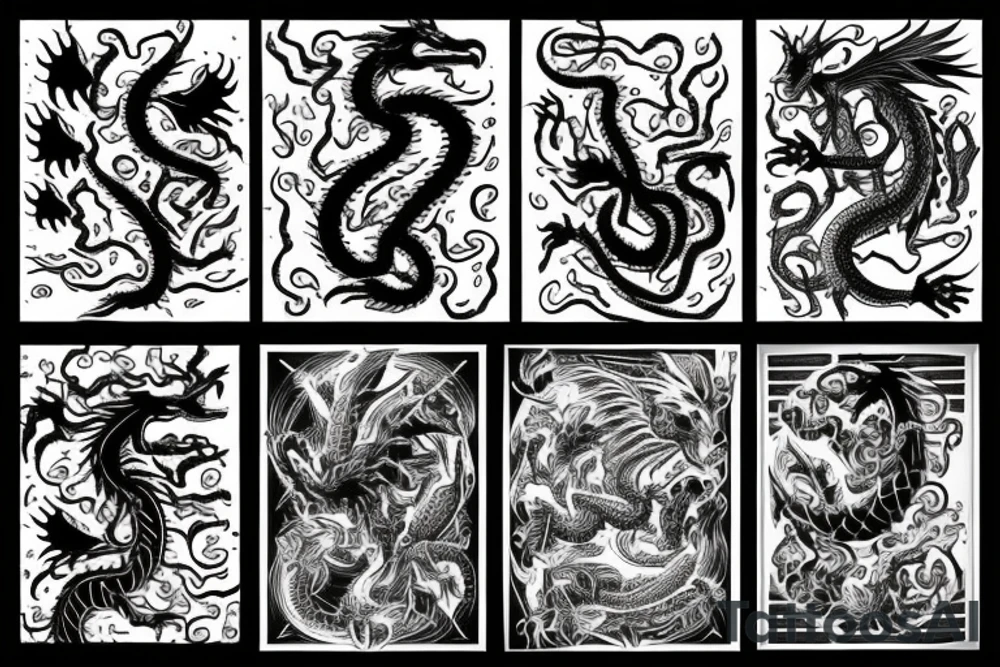Dragon tattoo idea