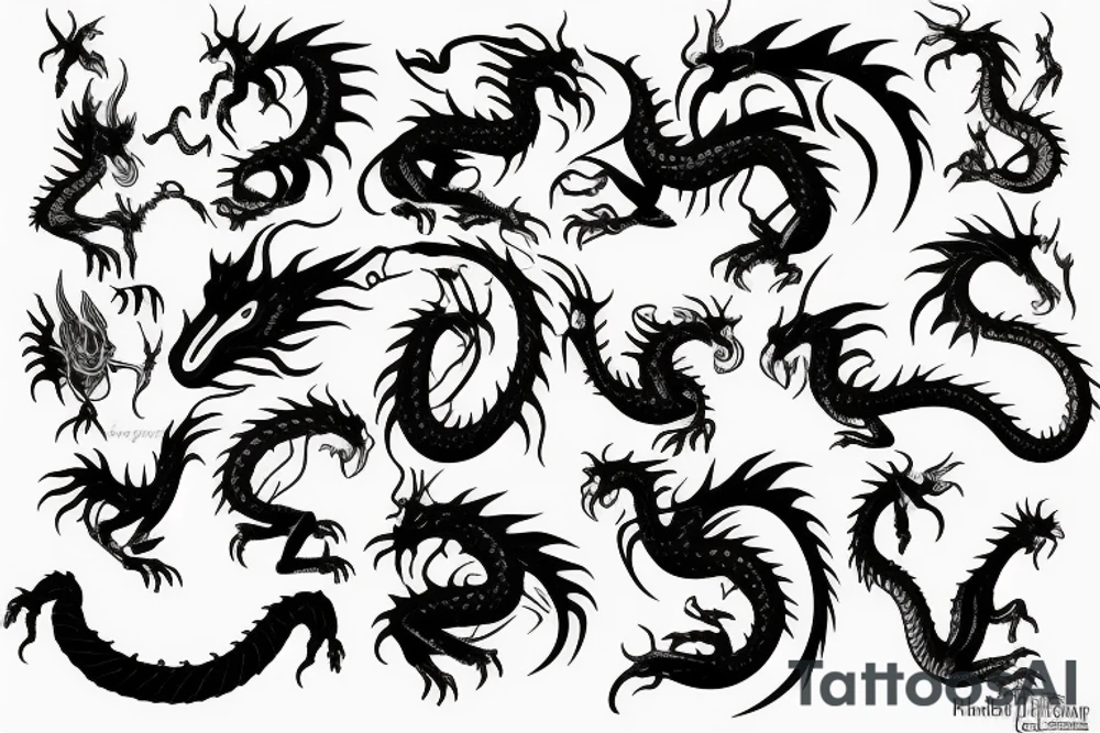 Dragon tattoo idea