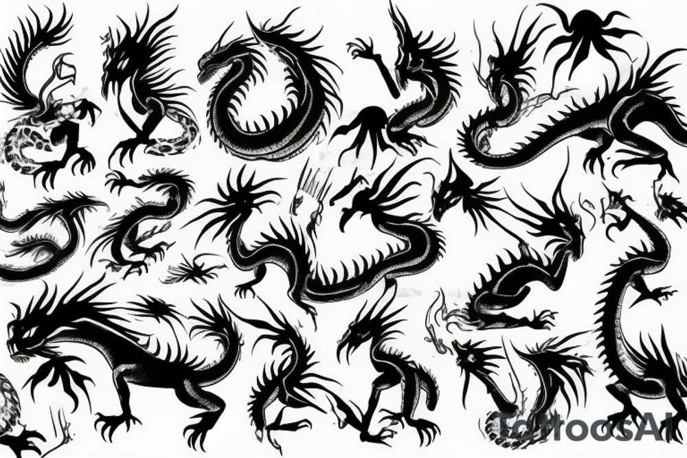 Dragon tattoo idea