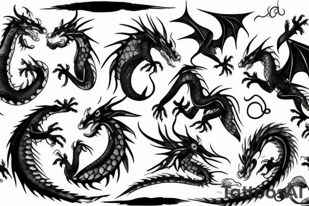 Dragon tattoo idea