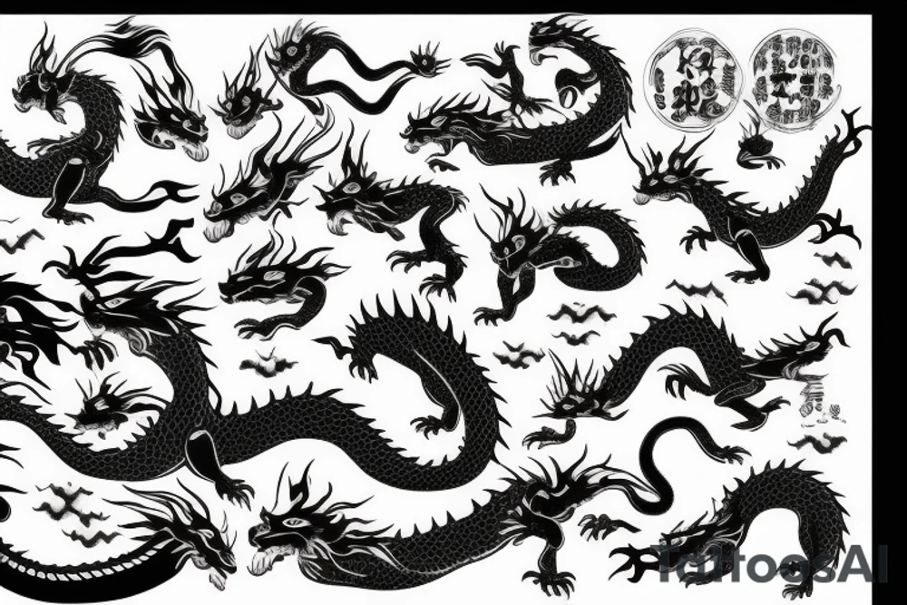 Dragon tattoo idea