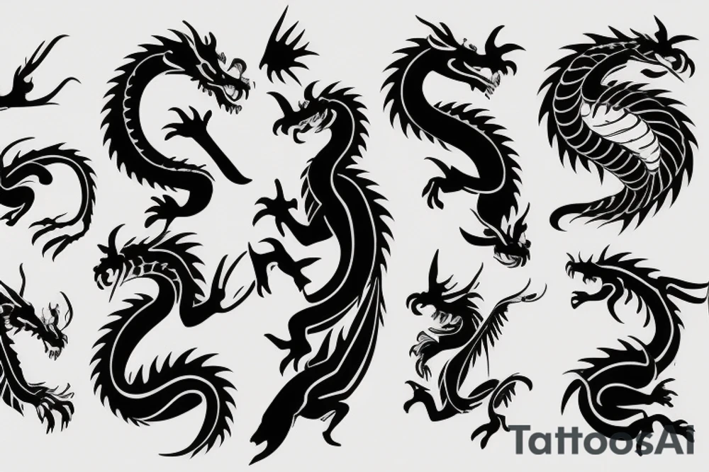 Dragon tattoo idea