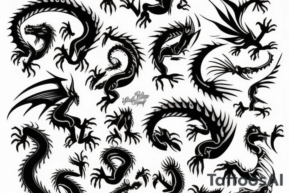 Dragon tattoo idea