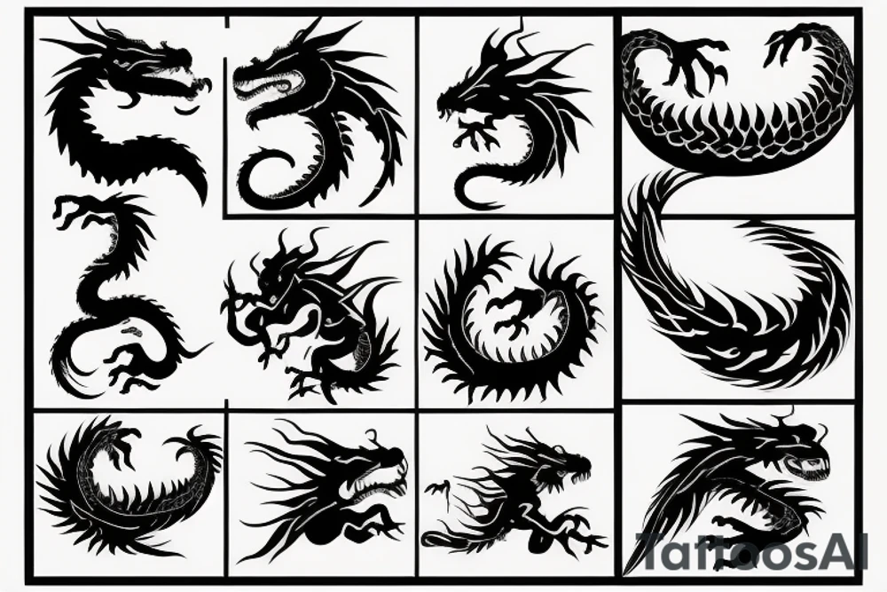 Dragon tattoo idea