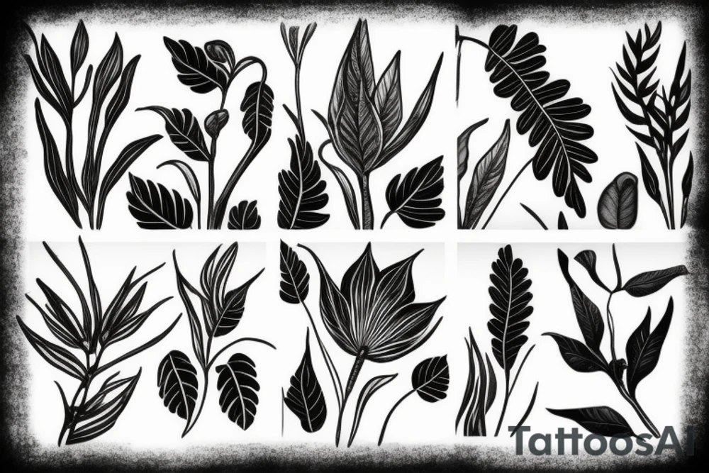 A beautiful plant. tattoo idea