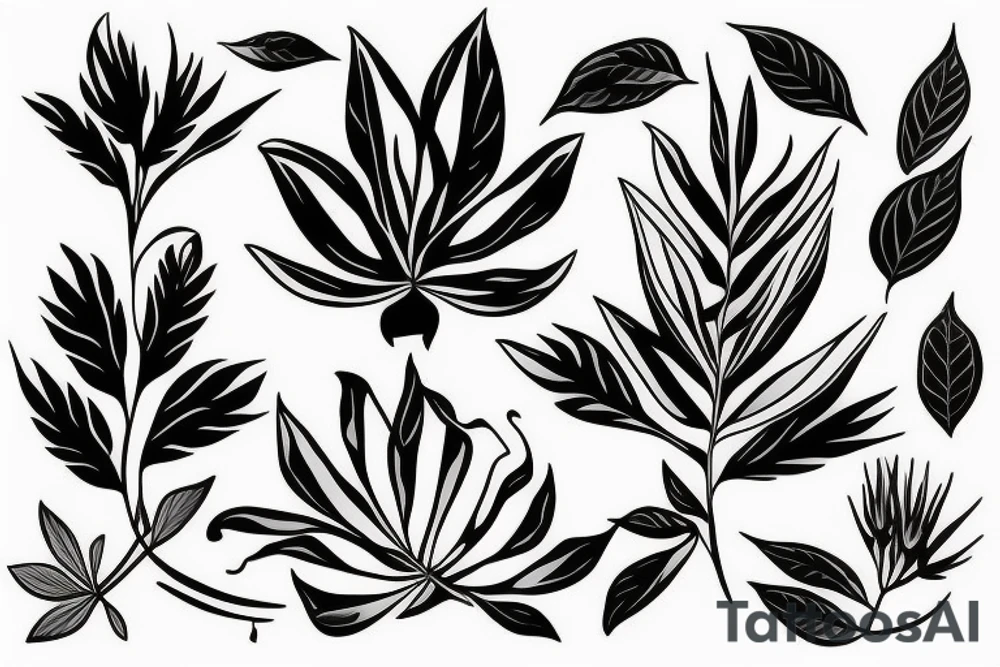 A beautiful plant. tattoo idea