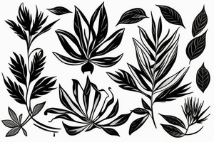 A beautiful plant. tattoo idea