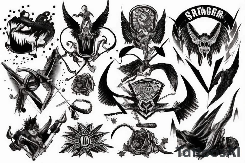 Something portraying strength, danger and bravery. tattoo idea