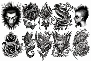 Something portraying strength, danger and bravery. tattoo idea