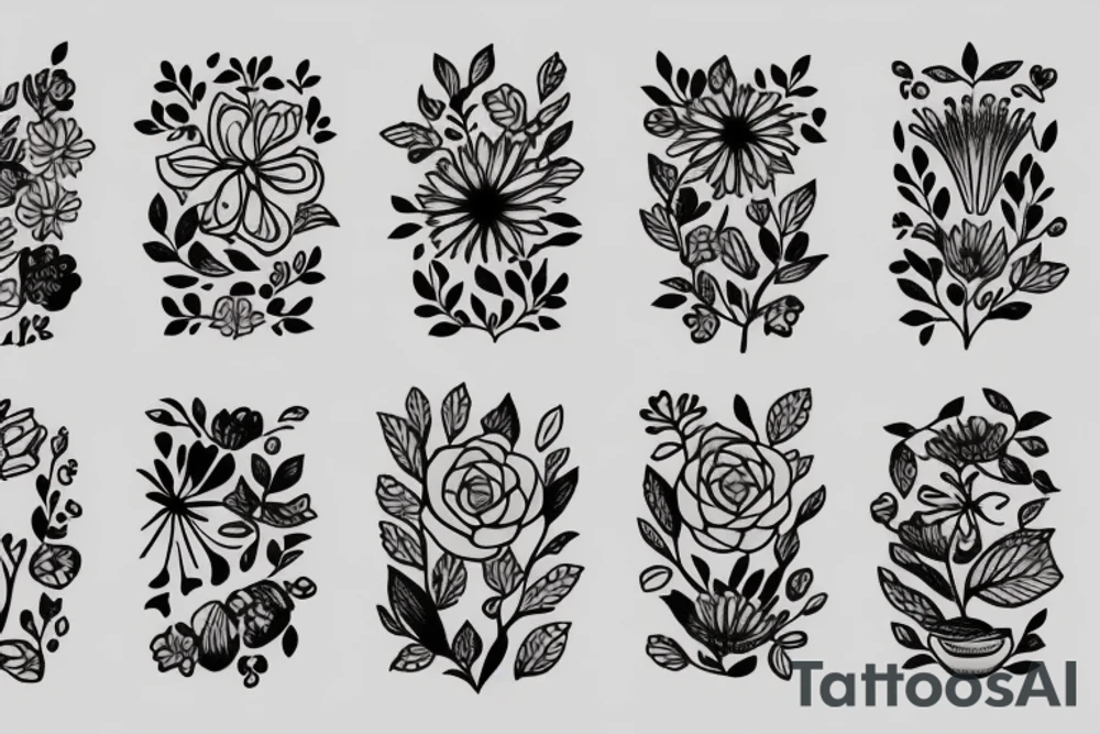 Flower tattoo idea