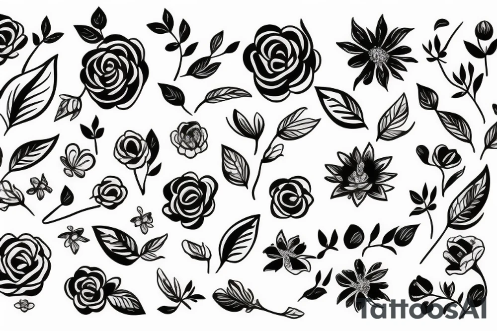 Flower tattoo idea