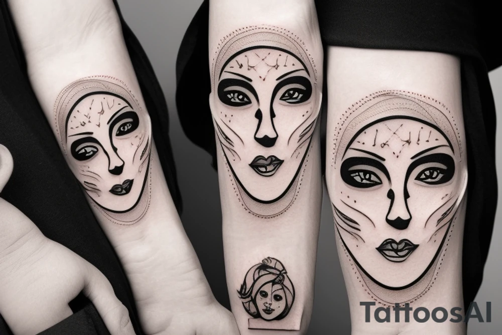 Leon face tattoo idea