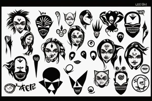 Leon face tattoo idea