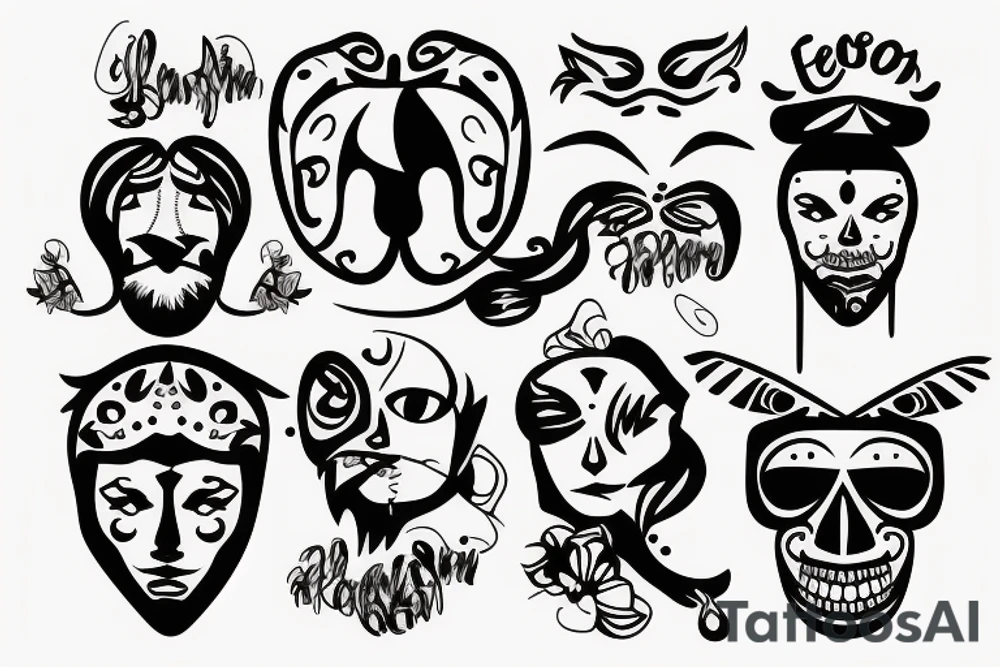 Leon face tattoo idea