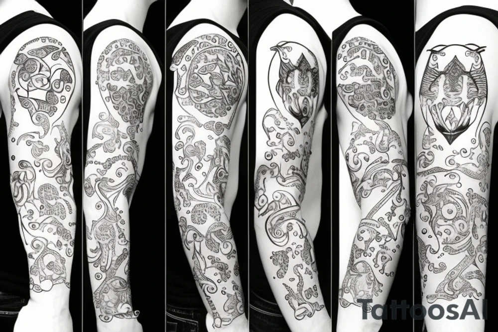 Zodiac Leo tattoo idea