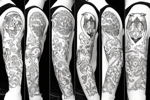 Zodiac Leo tattoo idea