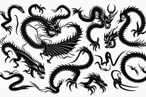 Zodiac 🐉 dragon tattoo idea