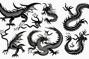Zodiac 🐉 dragon tattoo idea