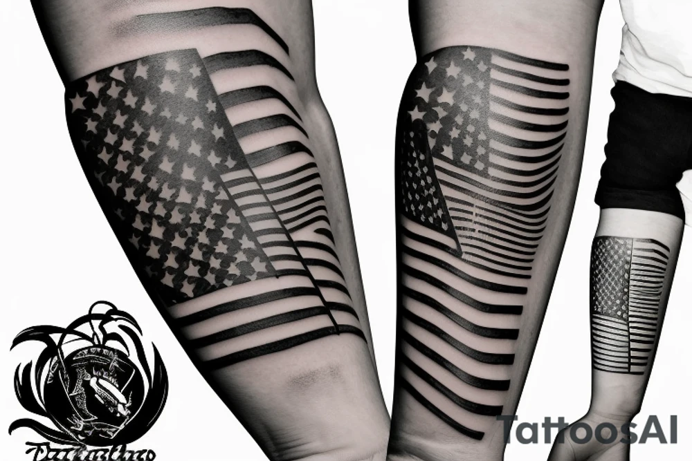 Half sleeve with Texas flag and piano keys tattoo idea Half sleeve with Texas flag and piano keys tattoo idea