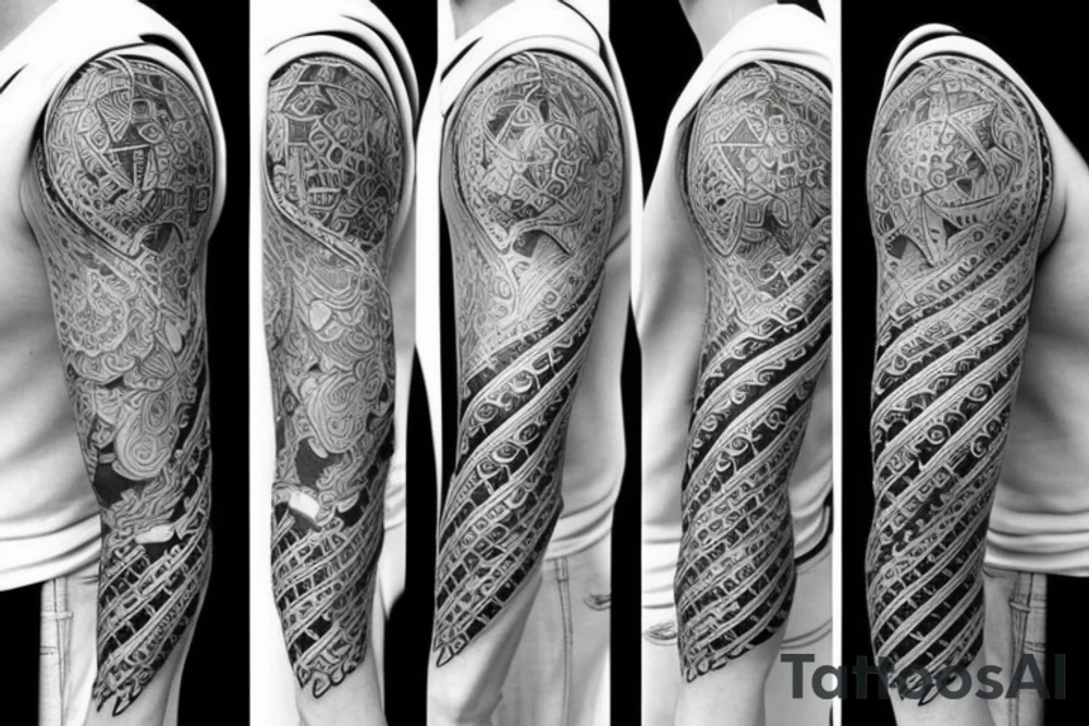 Half sleeve tattoo idea