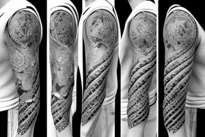 Half sleeve tattoo idea