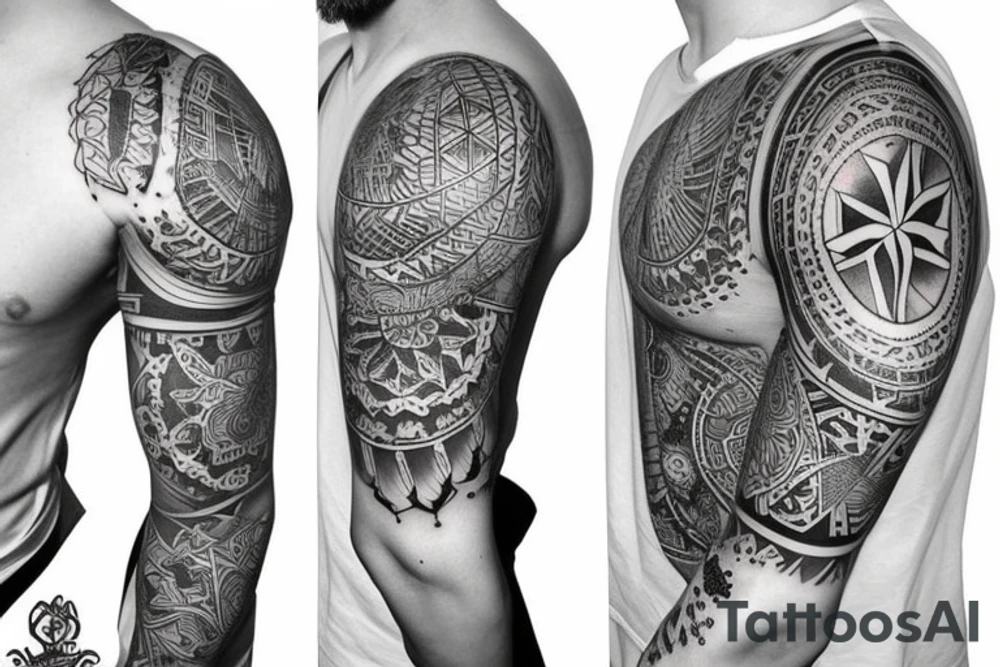 Half sleeve tattoo idea